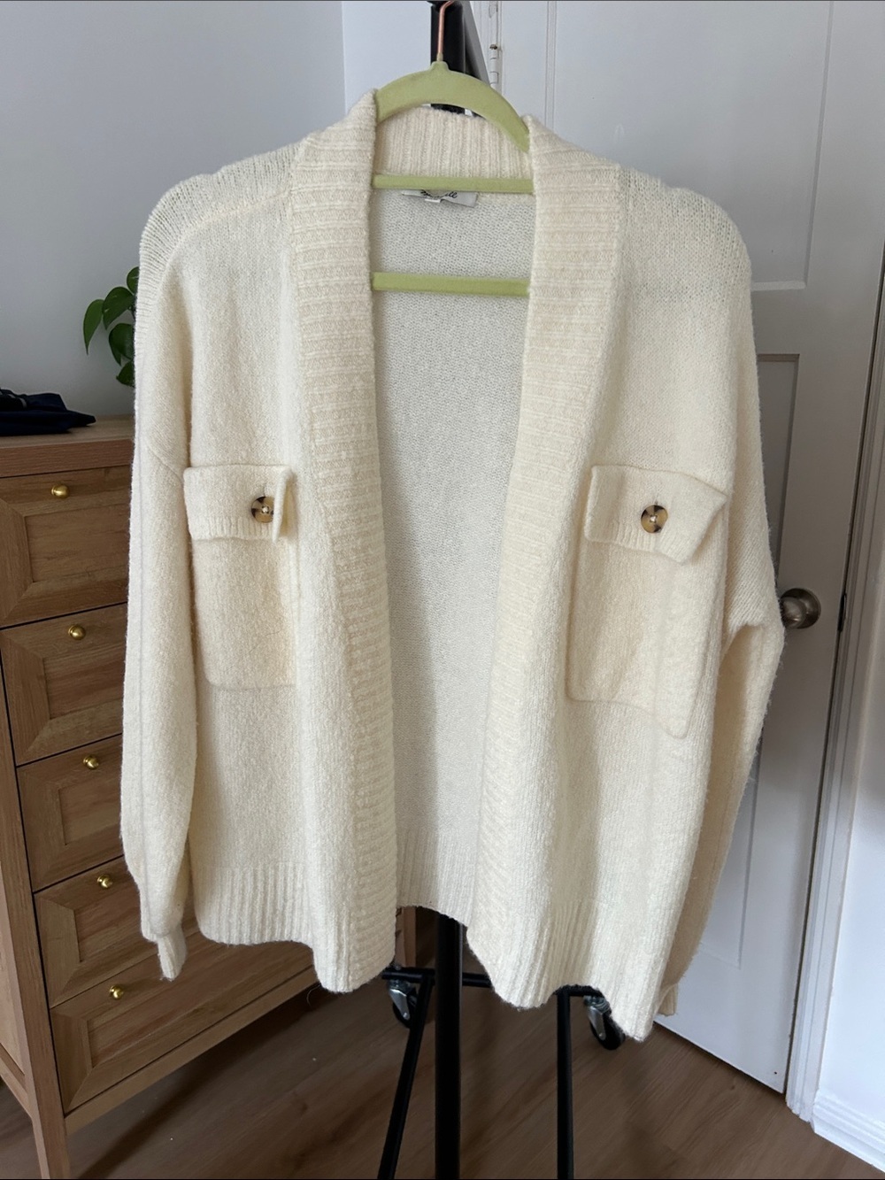 Madewell open front cardigan. Size small. PTP 24”. See description.